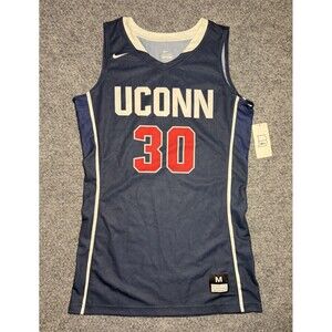 Nike UCONN Huskies Womens Basketball Jersey Navy Blue #30 Size Medium Sample